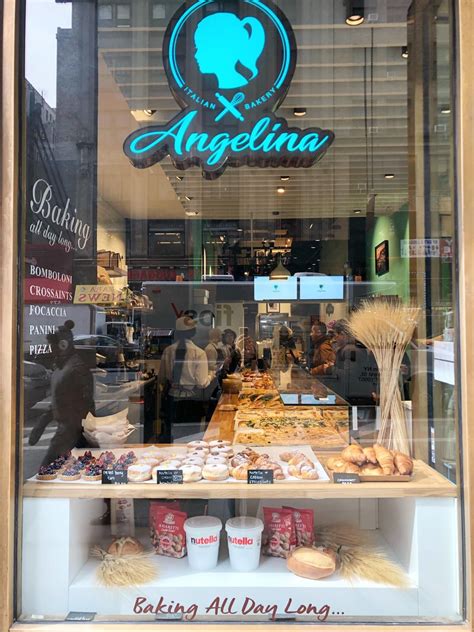 Angelina bakery nyc - 1675 Broadway. Enter your address above to see fees, and delivery + pickup estimates. Pizza • Italian • Bakery • Breakfast and Brunch • Bar Food • Pastry • Alcohol. Group order. Schedule. Online Menu. 8:30 AM – 9:30 PM. Everyday Menu. 8:00 AM – 10:00 PM.